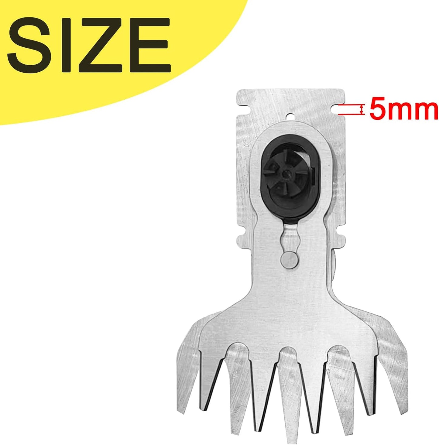 4 inch Grass Shear Blades,Hedge Trimmer Blade Assembly Compatible with WG801 Garden Shears EasyShea or Cordless Handheld Grass Trimmer Mini Hedge Trimmer