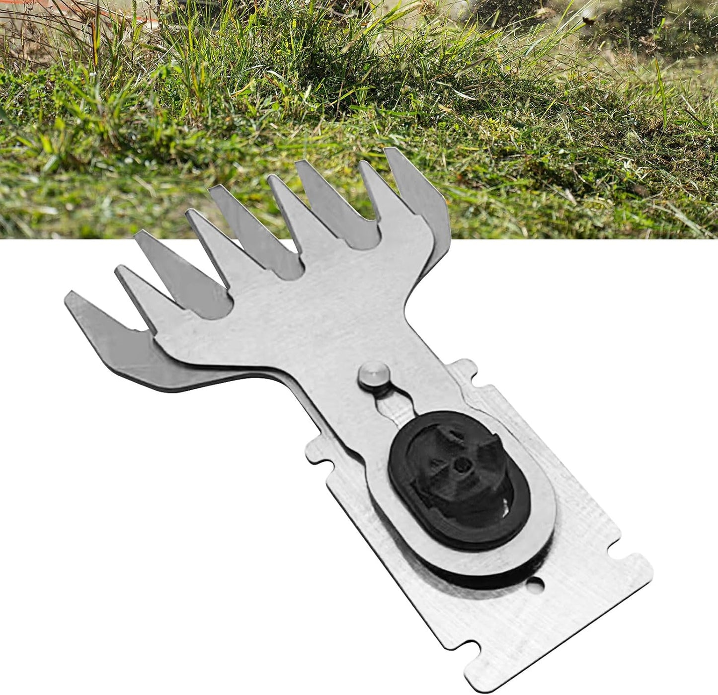 4 inch Grass Shear Blades,Hedge Trimmer Blade Assembly Compatible with WG801 Garden Shears EasyShea or Cordless Handheld Grass Trimmer Mini Hedge Trimmer