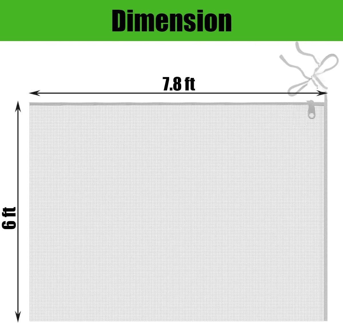 3PCS 2.6 × 3.2 FT Bird Insect Barrier Fruit Tree Netting, Double Zipper & Drawstring, Garden Bird Netting for Blueberries, Tomatoes, Peppers, Shrubs – Reusable Mesh Barrier