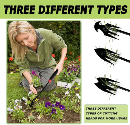 3Pcs Weed Puller Tool Garden Weed Pulling Tool,Portable Garden Weeder Tool,Gardening Weeding Tools for Garden Hand Tools for Vegetable Gardening Backyard Farm Planting & Uprooting Weeding Tool