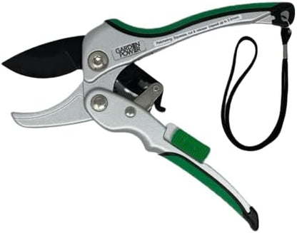Bypass Pruning Shears 2 in 1 Multi-Cutter, Unique Lock Allows Switching Between Pruner and Shear Snipping. 1/2 Inch Cutting Capacity. Garden Clippers, Pruners for Gardening Heavy Duty