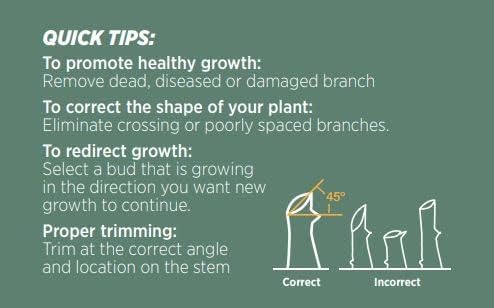 Bypass Pruning Shears 2 in 1 Multi-Cutter, Unique Lock Allows Switching Between Pruner and Shear Snipping. 1/2 Inch Cutting Capacity. Garden Clippers, Pruners for Gardening Heavy Duty