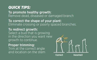 Bypass Pruning Shears 2 in 1 Multi-Cutter, Unique Lock Allows Switching Between Pruner and Shear Snipping. 1/2 Inch Cutting Capacity. Garden Clippers, Pruners for Gardening Heavy Duty