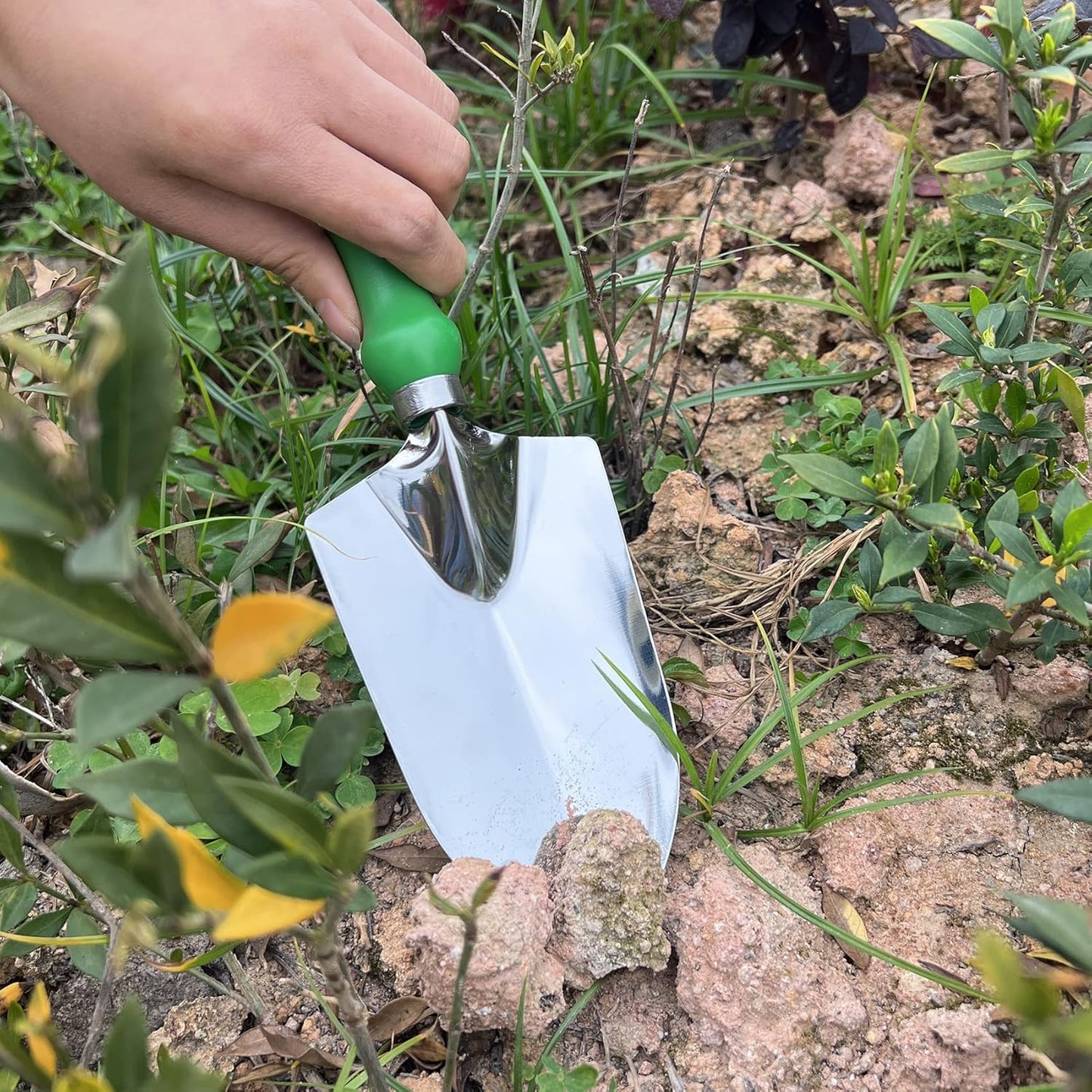 Garden Trowel Stainless Steel Proof Garden Spades Ergonomic Grip Hand Tool